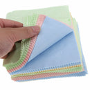 10pcs Microfiber Square Clean Cleaning Cloth For Phone Screen Lens Eye Glasses