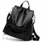 Women Backpack Purse Waterproof Pu Leather Anti-Theft Rucksack Fashion Scho B4R7