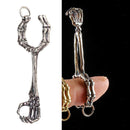 Pure Brass Smoking Holder Ring Cigarette Stand Clamp Free Hands Smelling Lady