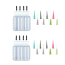 24Pcs 30ml Ink Syringe Bottles with Paint Liquid Dispensing Needle Tips Kit