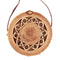 Woven Rattan Bag Round Straw Shoulder Bag Small Beach Handbags Women Summer E4D1