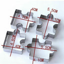 Stainless Steel Fondant Biscuit Cookie Cutter Cake Pastry Cookie Cutter Puz