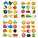 12Pcs Baby lovely Fridge Magnet Wooden Cartoon Animal Kids Educational Toys CRM