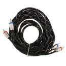 2RCA Male to 2RCA Male Plastic Shell Stereo Audio Cable, RCA Cable - 4.5m