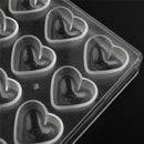 Bakeware Valentine'S Day Heart Shaped Plastic Chocolate Mold,Kitchen Chocol H6J5