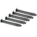 1pc PCI Bracket Slot Cover Dust Black Steel Blank Black Plate 4.75 Dlqq D2N1