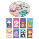 8 Patterns Wooden Puzzle Baby Kids Jigsaw Animal DIY Learning Stacking Toys