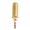 2 Pack Ptrmium 2.5mm Stereo TRRS 3 Pole Male Conductor Connector Replacement