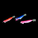 10cm Glow in Dark Luminous Fishing Lures Baits Squid Egi Shrimp jigs Hooks JR