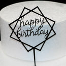 5X(Home Cake Wedding Birthday Cake Topper Card Birthday Cake Party Decorat F5R7)