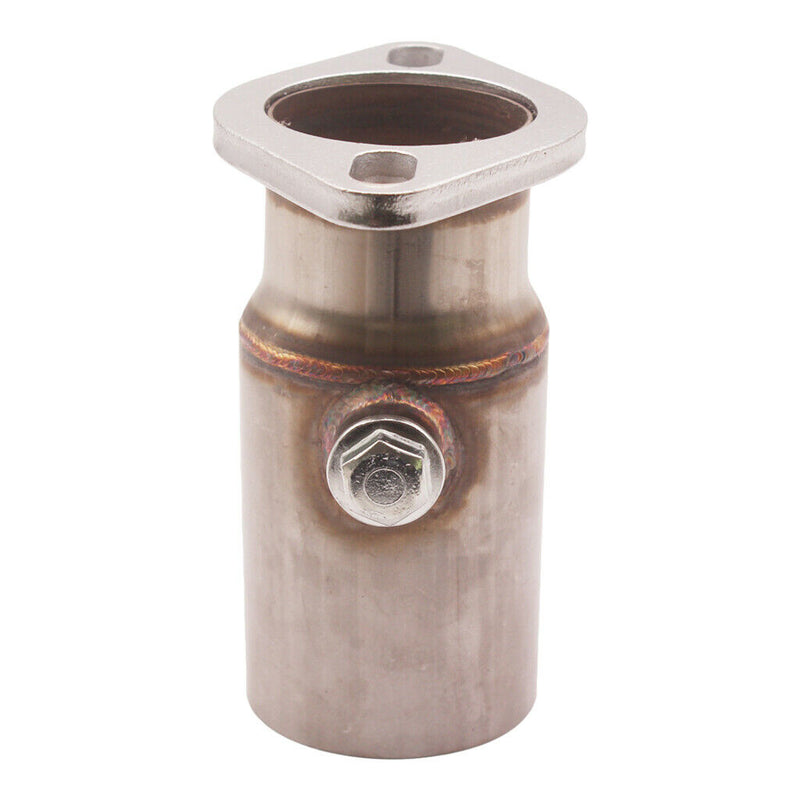 3" Stainless Pipe To 2.5" 2  Flange Reducer Downpipe Exhaust