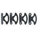 Truck 4Pcs/Set Black Metal Tie Down Hooks Bed Pickup Box Inner Explorer Sports