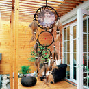 Handmade Wall Hanging Wolf Dream Catcher With Feather Home Decor Ornamnet Gift