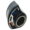 Quelima Qc30 Type-C Dual Usb Car Charger Cigarette Lighter 5V 3.1A Mobile T