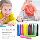 12 Color Body Paint Pastel Pen Face Crayon Non-toxic Halloween Party Makeup