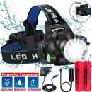 Super Bright P70 LED Headlamp Zoom USB Rechargeable Headlight Torch Fishing Lamp
