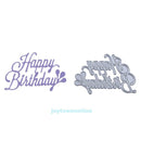 Happy Birthday DIY Metal Scrapbooking Embossing Embroidery Cutting Dies Craft