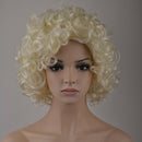 7.8 Inch Synthetic Wigs High Temperature Silk Heat Short Short Roll Lace Wi