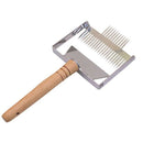 1 Pcs Beekeeping Tools 2 In 1 Honey Scraper Fork 430 Stainless Steel Beekee Q1U6