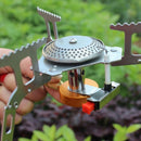 Outdoor Picnic-Gas Burner Portable Backpacking Camping Hiking Mini Stove 3500W,a