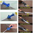 18Pcs caulking agent, caulking agent nozzle kit, sealant coating agent tool