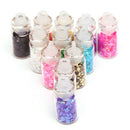 12 Bottles Flash Sequin Decoration Epoxy Silicone Mold DIY Jewelry Making ToJBTE
