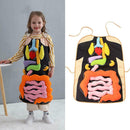 Human Body Organs Apron Awareness Insights Educational Toys for Children New