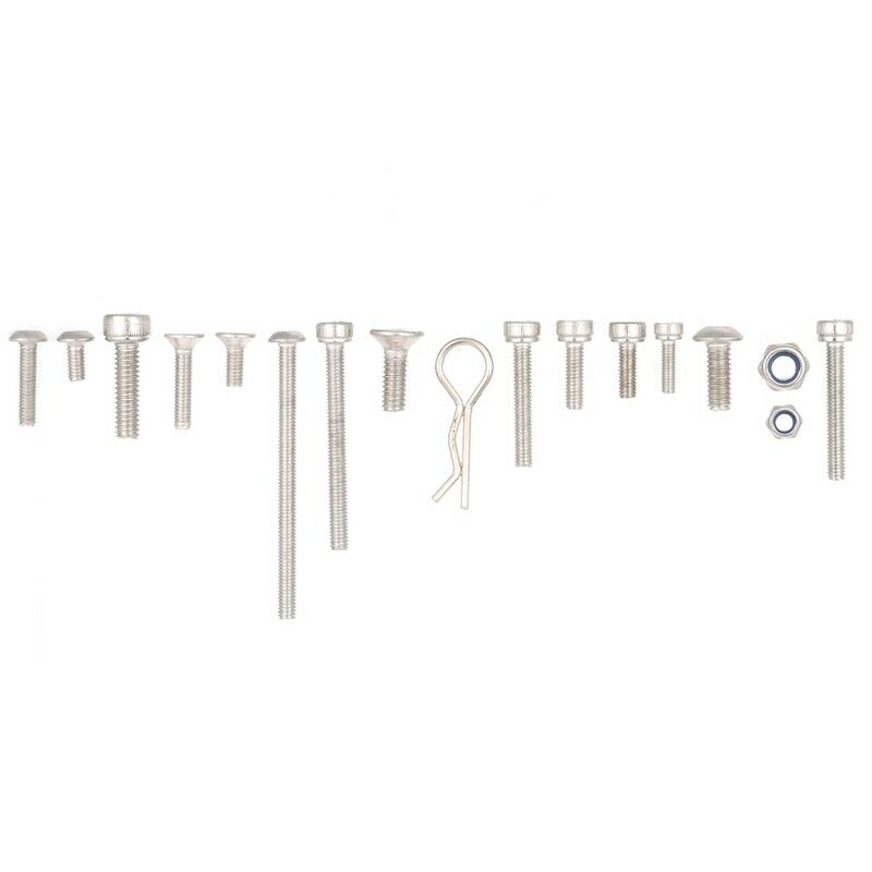 RC Screws Stainless Metal Steel Screw Kit for Slash 4X4 Short Truck Off-Roa F4G5