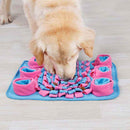 Dog Snuffle Feeding Mat Washable Pet Training Mat Sniffing Soft Fleece Pad