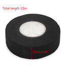 15M Flannel Car Auto Wiring Harness Anti Rattle Self Adhesive Felt Tape Black