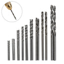 25Pcs HSS Micro Drills Set 0.5mm-3mm 0.019 "-0.118" for PCB Craft Jewelry