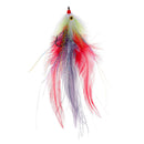 Trout Salmon Steelhead Fly Fishing Streamer Flies Saltwater Red with Hook