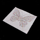 Rhinestone Iron On Transfer Hot Fix Motif Butterfly Decor Colorful style 1