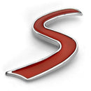 Styling Accessories Vehicles Mini Zinc Alloy Front Electroplated S Grill Badge