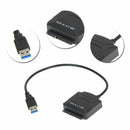 USB 3.0 to 2.5" SATA Hard Drive Adapter Cable-SATA to USB 3.0 Converter-Black ZD