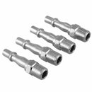 6pcs Air Line Hose Compressor Fitting Connector Quick Release Set Male 1/4