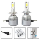New 2pcs C6 LED Car Headlight Kit COB H7 36W 7600LM White Light Bulbs