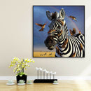 Diamond Painting DIY 5D Art Drawing Full Round Drill Kit (LD597 Zebra)
