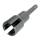 2Pcs Power Wing Nut Driver Set,Slot Wing Nuts Drill Bit Socket Wrenches Too
