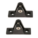 Boat Bimini Cover/Canopy/Top Deck Hinge - 2pcs Marine Grade ABS Plastic