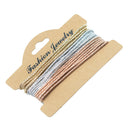 118 Inches, DIY Headdress Headpins Accessories Metal Cords with Thread