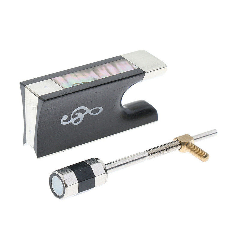 1 Set Full Size Violin Fiddle Bow Ebony Frog Screw for Violin Fiddle Lovers