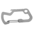 Survival Multi Tools Carabiner Key Chain Keyring Travel Bottle Opener  IO BX