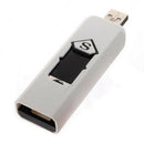 USB Rechargeable Flameless Cigar Cigarette Smoke Electronic Lighter No Gas lj