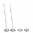 100PCS  Candle Wick Metal Sustainer 12mm Durable Tabs Pack of