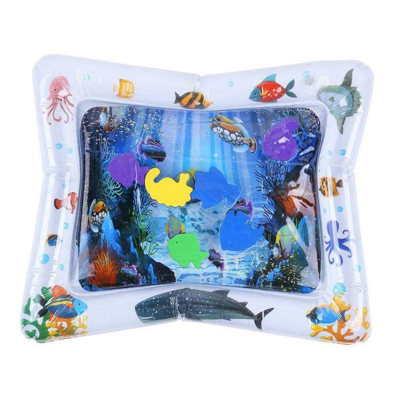 Baby Kids Water Play Mat Inflatable Infant Patted Pad Tummy Time Playmats