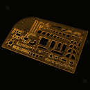 Plastic Yellow Measuring Templates for Building Furniture Drawings Rulers