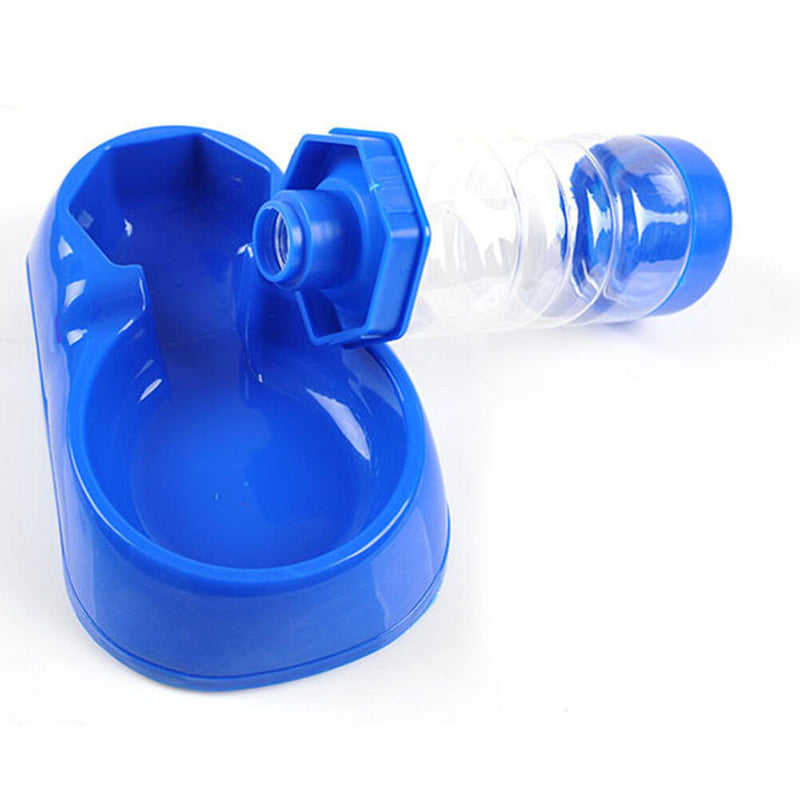 Automatic Pet Dog Cat Water Drink Bottle Feeder Food Bowl Dish Dispenser New