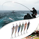 6pcs Minnow Printed Fishing Lures 5cm 2.2g Bionic Bait Artificial Crankbait