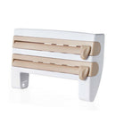 Kitchen Organizer Cling Film Sauce Bottle Storage Rack Tin Foil Paper Towel J1Y2